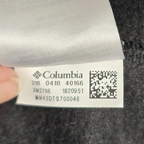 Columbia Men's XL Flattop Ridge Black Pullover Fleece Half Snap  NWT Fall Winter - Picture 4 of 10